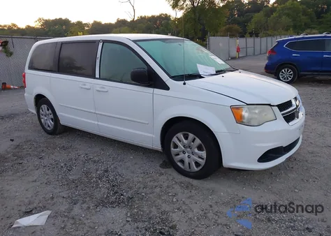 2014 Dodge Grand Caravan Se z USA, uszkodzony, nr VIN 2C4RDGBG3ER401019